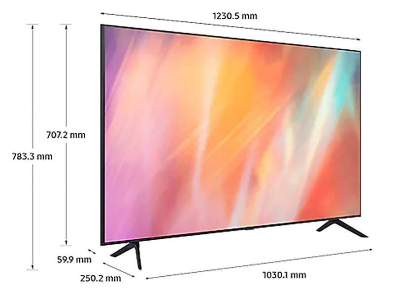 Smart Tivi Samsung Crystal 4K 55 inch UA55AU7700KXXV