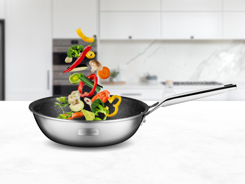 Chảo chống dính inox liền khối Elmich Trimax CZ EL-3837 (26cm)