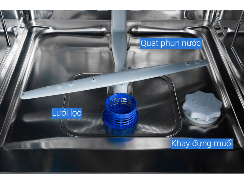 Máy rửa chén độc lập có sấy Candy CDPN4D620PW/E (16 bộ)