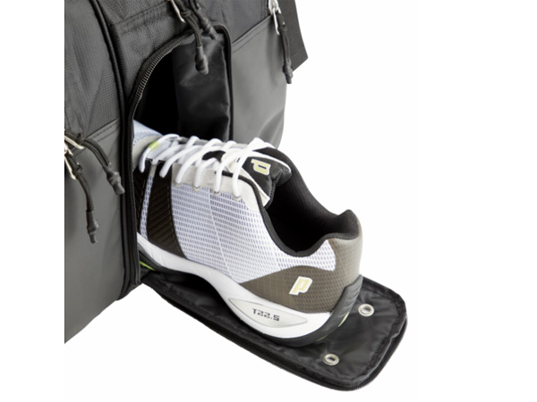 Túi đựng vợt Prince Tour Reflective 19 12 Racket Đen/Bạc (3 ngăn)