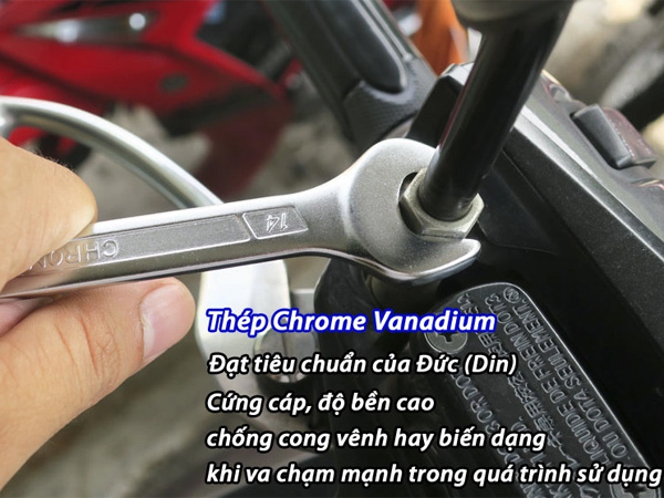 Bộ cờ lê vòng miệng 14 chi tiết Whirlpower 124-TV01-0114