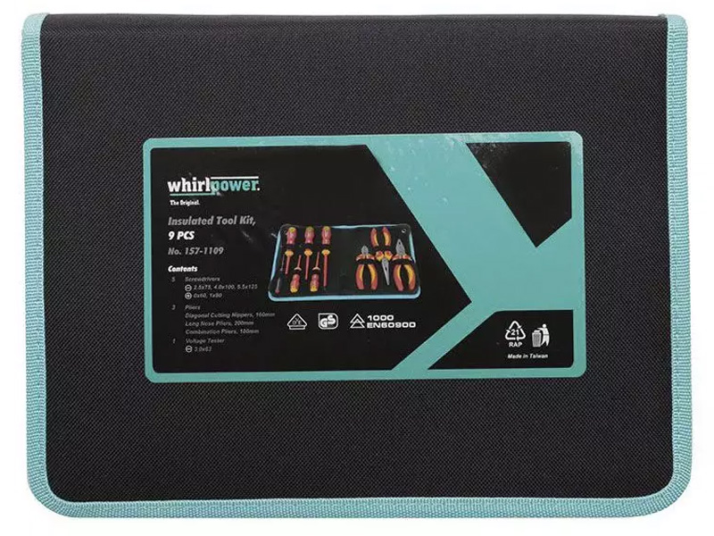 Bộ tua vít và kìm cách điện 1000V Whirlpower 157-1709