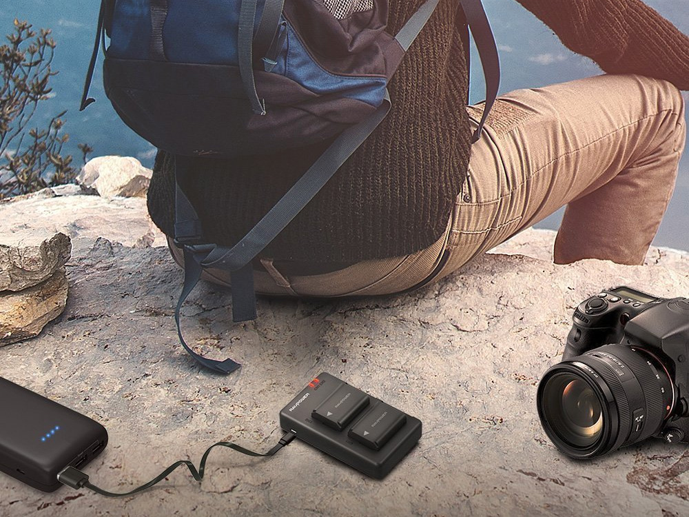 Bộ pin sạc máy ảnh Sony NP FW50 1.100mAh Ravpower RP-PB056