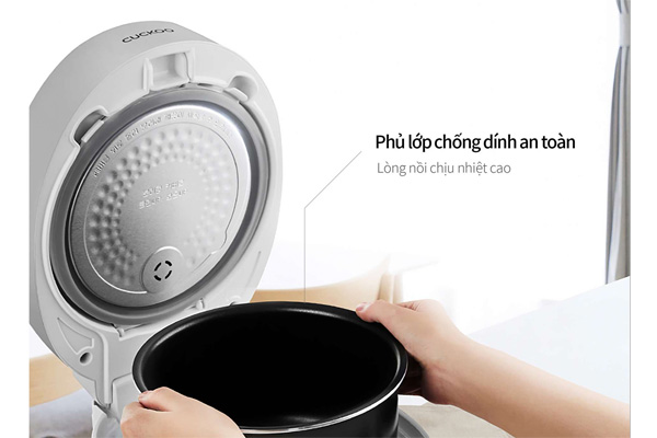 Nồi cơm điện Cuckoo CR-0675F (1.08 lít, màu trắng)