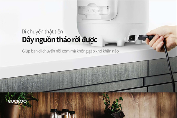 Nồi cơm điện Cuckoo CR-0675F (1.08 lít, màu trắng)