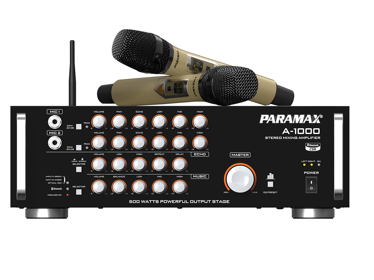 Bộ Karaoke và nghe nhạc Paramax CBX-1000
