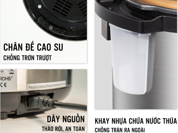 Nồi áp suất điện đa năng Masuto LG-06A 7 in 1 (6 lít)