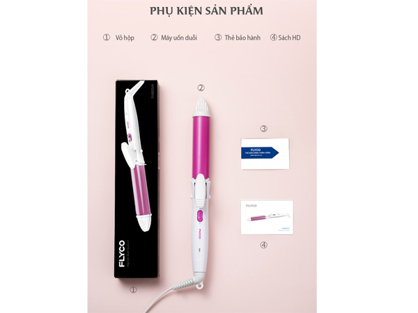 Máy uốn duỗi 2 trong 1 Flyco FH-6855VN