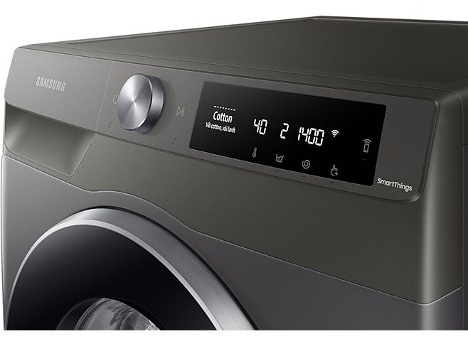 Máy giặt lồng ngang thông minh AI EcoBubble Samsung 9kg WW90T634DLN/SV