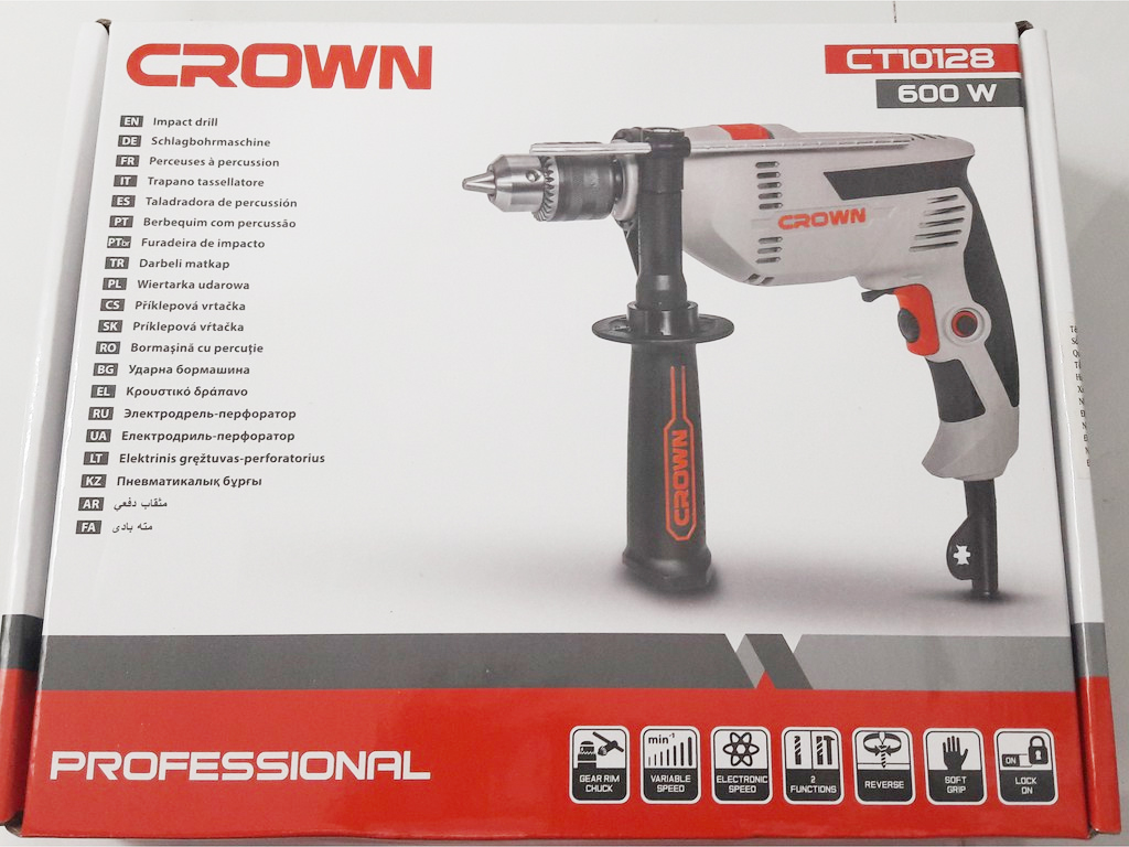 Máy khoan động lực điều tốc Crown CT10128