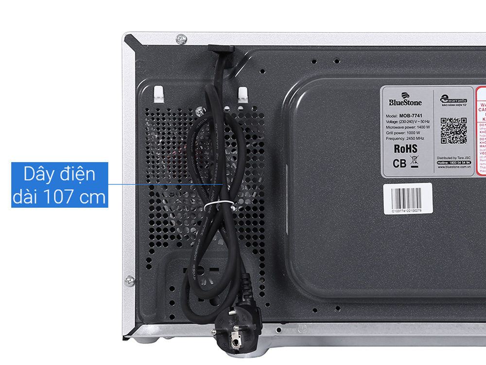 Lò vi sóng có nướng Bluestone MOB-7741 (25 lít)