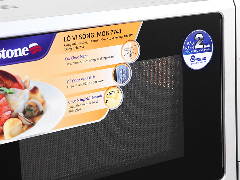Lò vi sóng có nướng Bluestone MOB-7741 (25 lít)