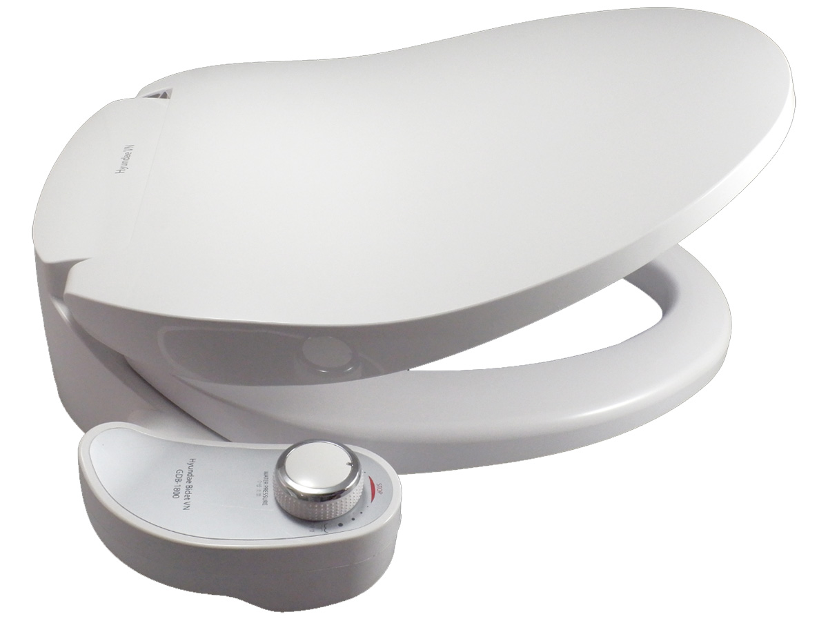 Thiết bị vệ sinh Hyundae Bidet 2 vòi phun HB-9000 (GDB-1800) có nắp