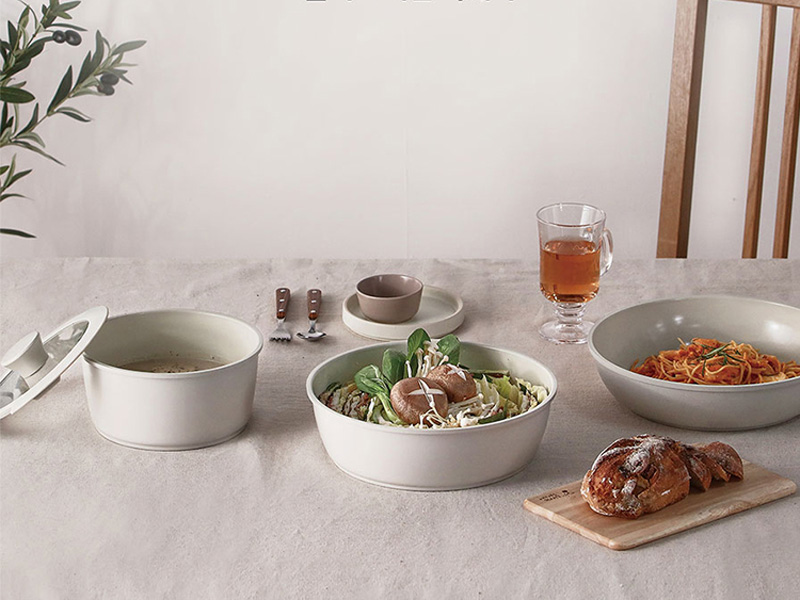 Bộ nồi Ceramic tay cầm rời PoongNyun BNCPT-SET