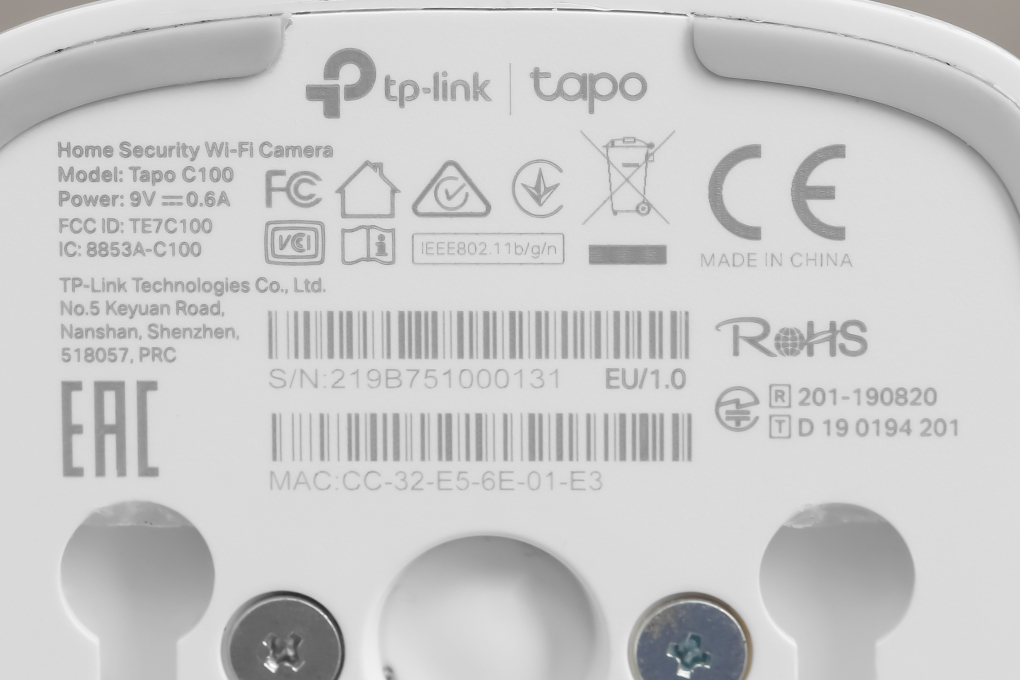 Camera wifi TP-Link Tapo C100 1080P