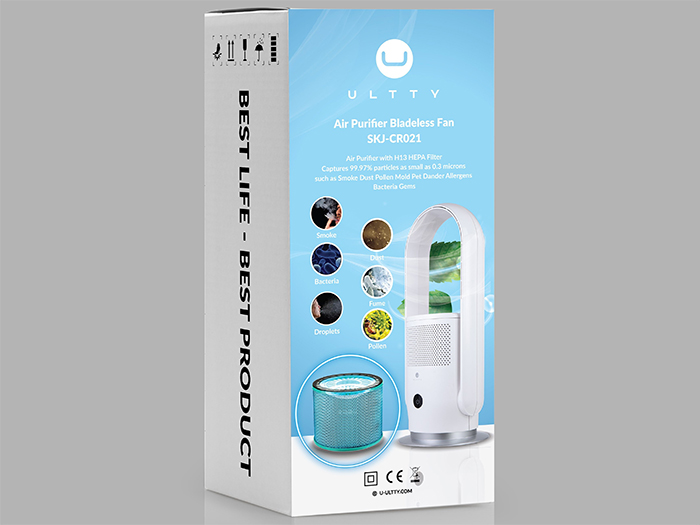Quạt lọc không khí không cánh Ultty SKJ-CR021
