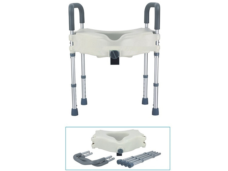 Khung hỗ trợ đi vệ sinh cho người già Suncare SC-7060B-L có bệ ngồi
