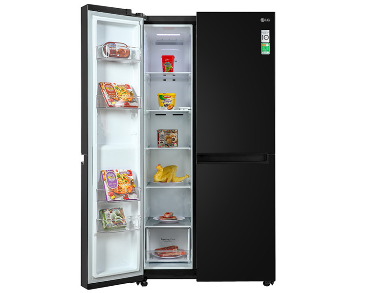 Tủ lạnh side by side LG Inverter 649 Lít GR-B257WB