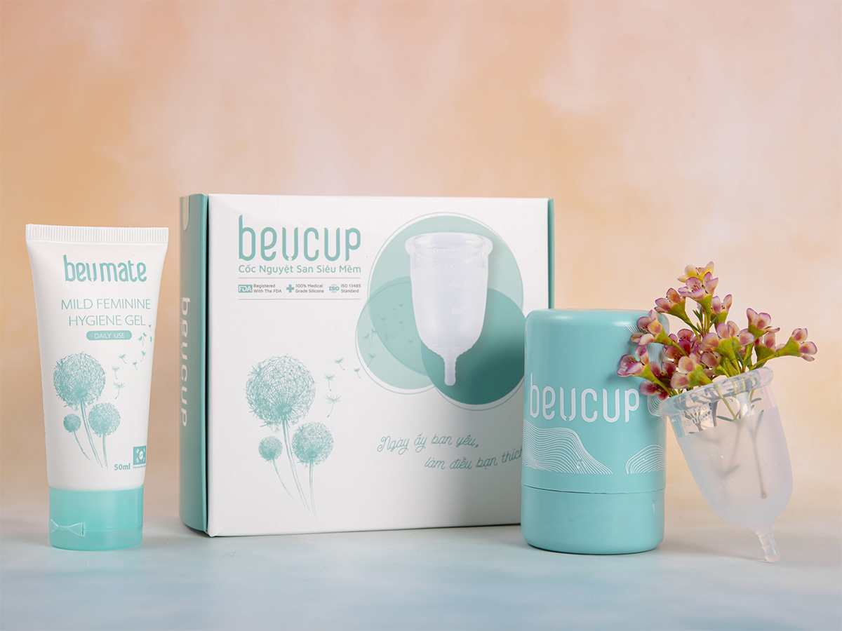 Combo 2 cốc nguyệt san BeuCup