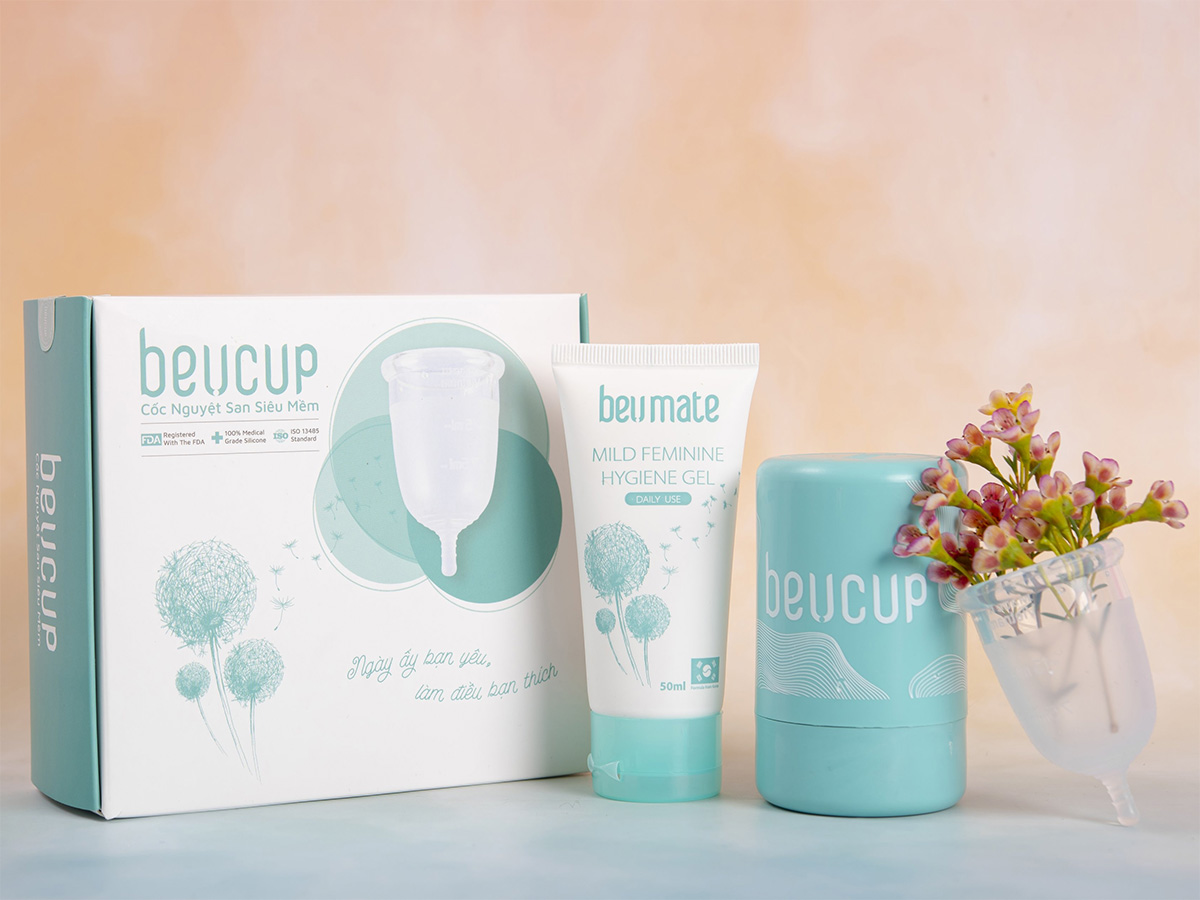 Combo 2 cốc nguyệt san BeuCup