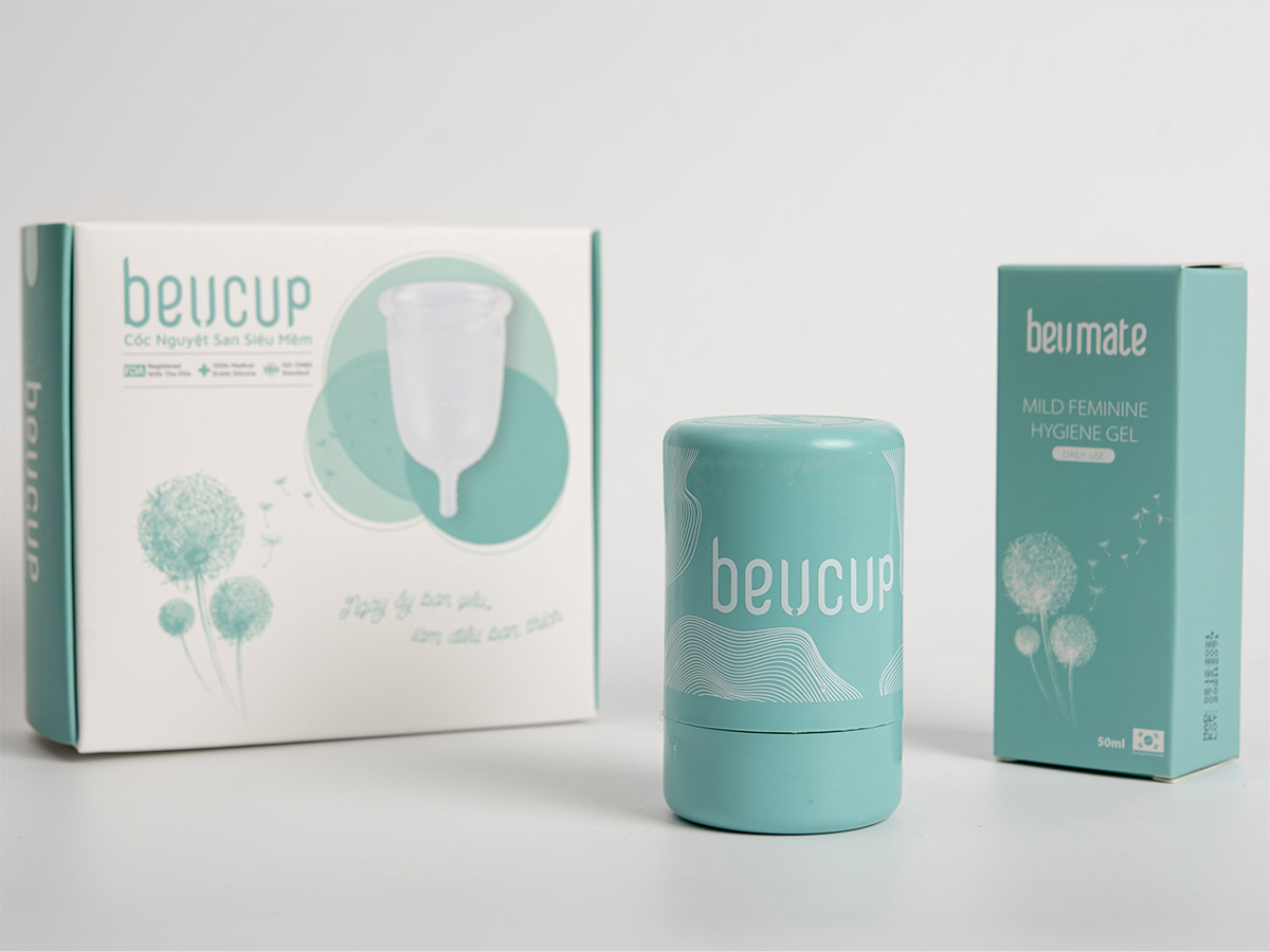 Combo 2 cốc nguyệt san BeuCup