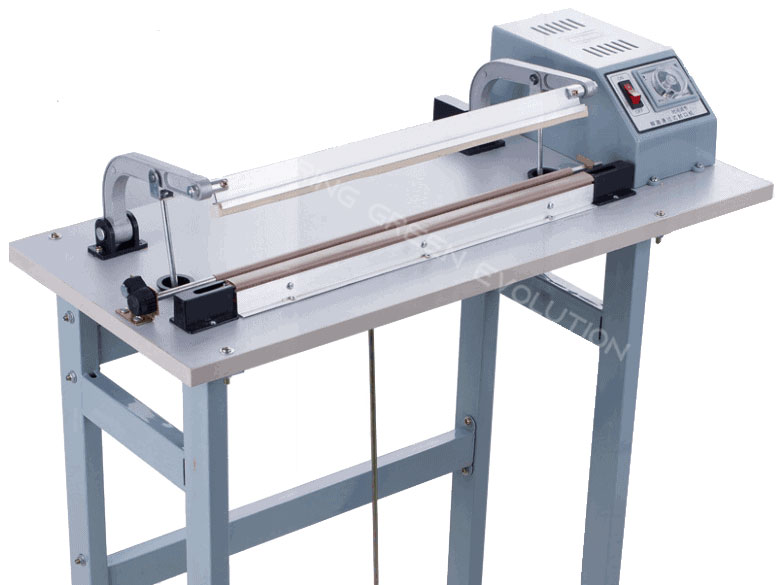 Máy hàn miệng túi dập chân FS01-80 (độ rộng miệng túi 80cm)