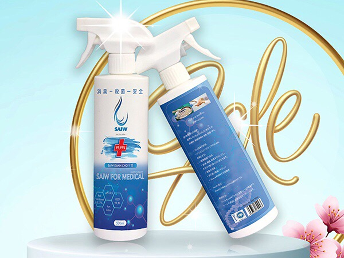 Chai xịt khử khuẩn, khử mùi dùng cho y tế Saiw for Medical (500ml)