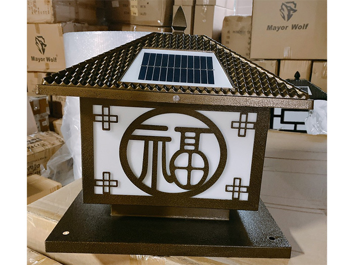 Đèn trụ cổng năng lượng mặt trời MK-1601