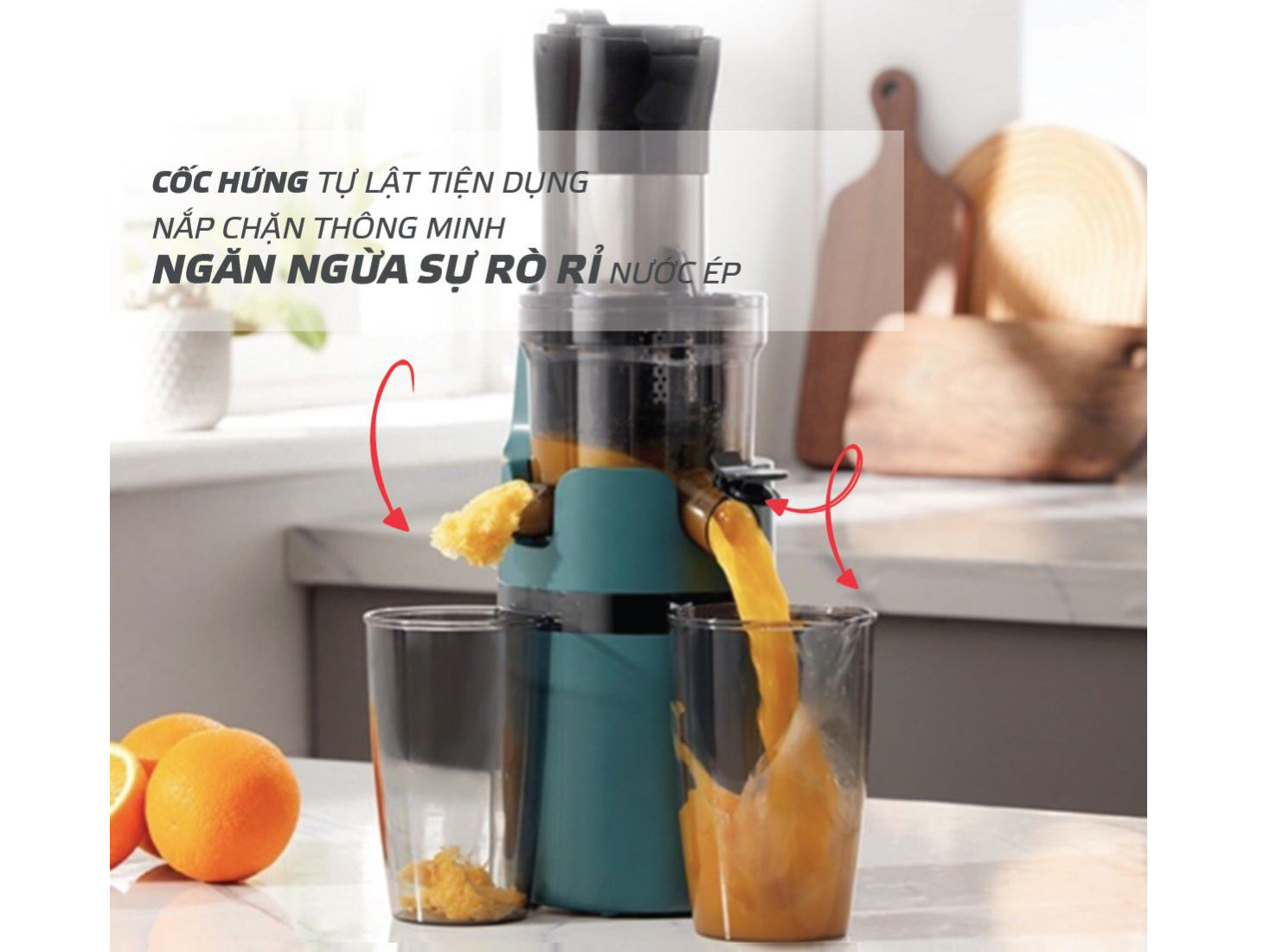 Máy ép chậm trái cây Goldsun GFJ4500