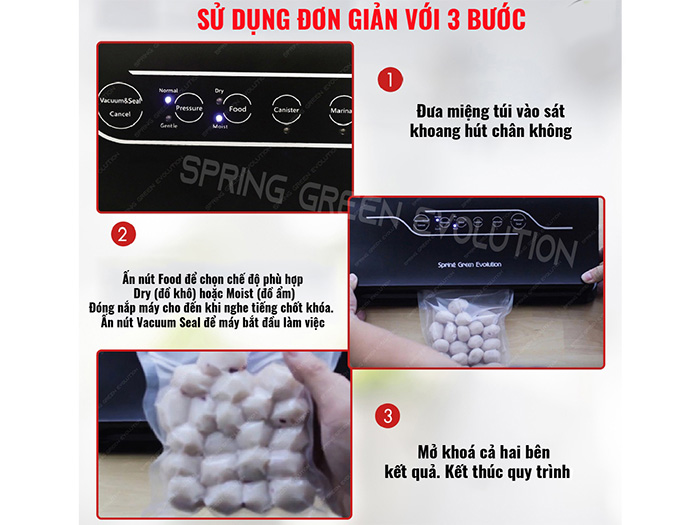  Hướng dẫn sử dụng máy hút chân không VC77 (GN1058)