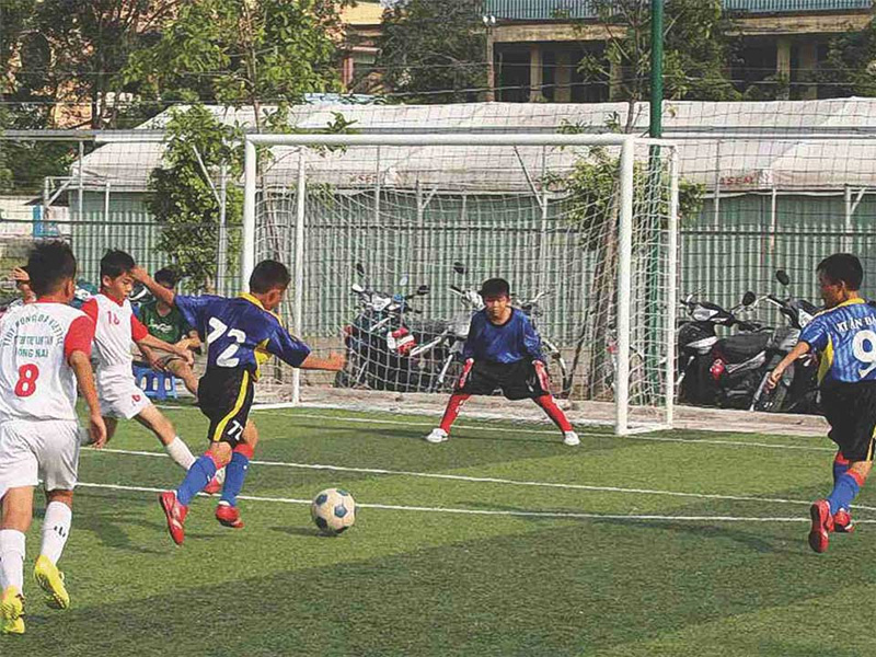 Lưới khung thành bóng đá mini 3m x 2m S12709W