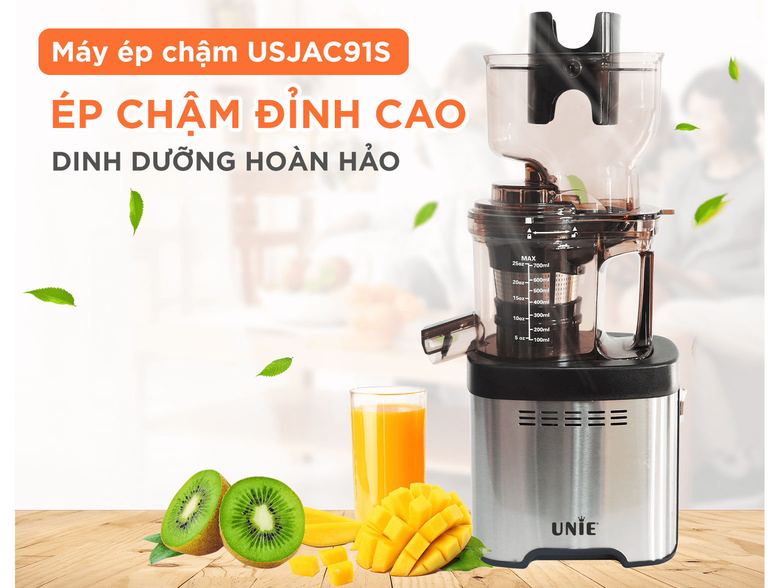 Máy ép chậm Unie USJAC91S