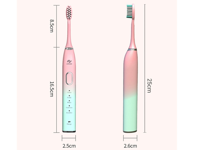Bàn chải điện Sonic Life360 LE-BCD22A (Hồng)