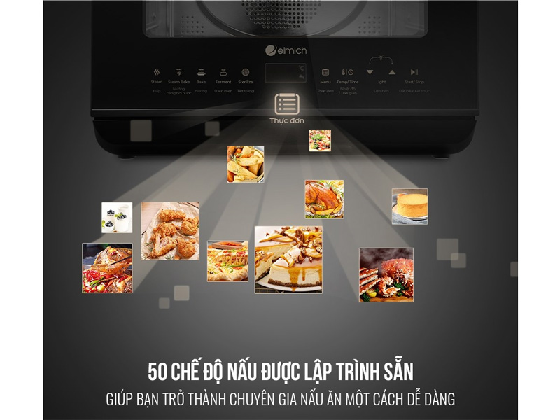 Lò chiên hơi nước Elmich 20L AFE-3943OL