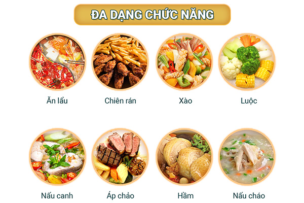 Nồi lẩu điện nhôm nguyên khối Nagakawa NAG1905 (5 lít)