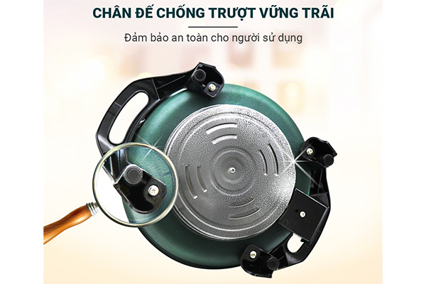 Nồi lẩu điện nhôm nguyên khối Nagakawa NAG1905 (5 lít)