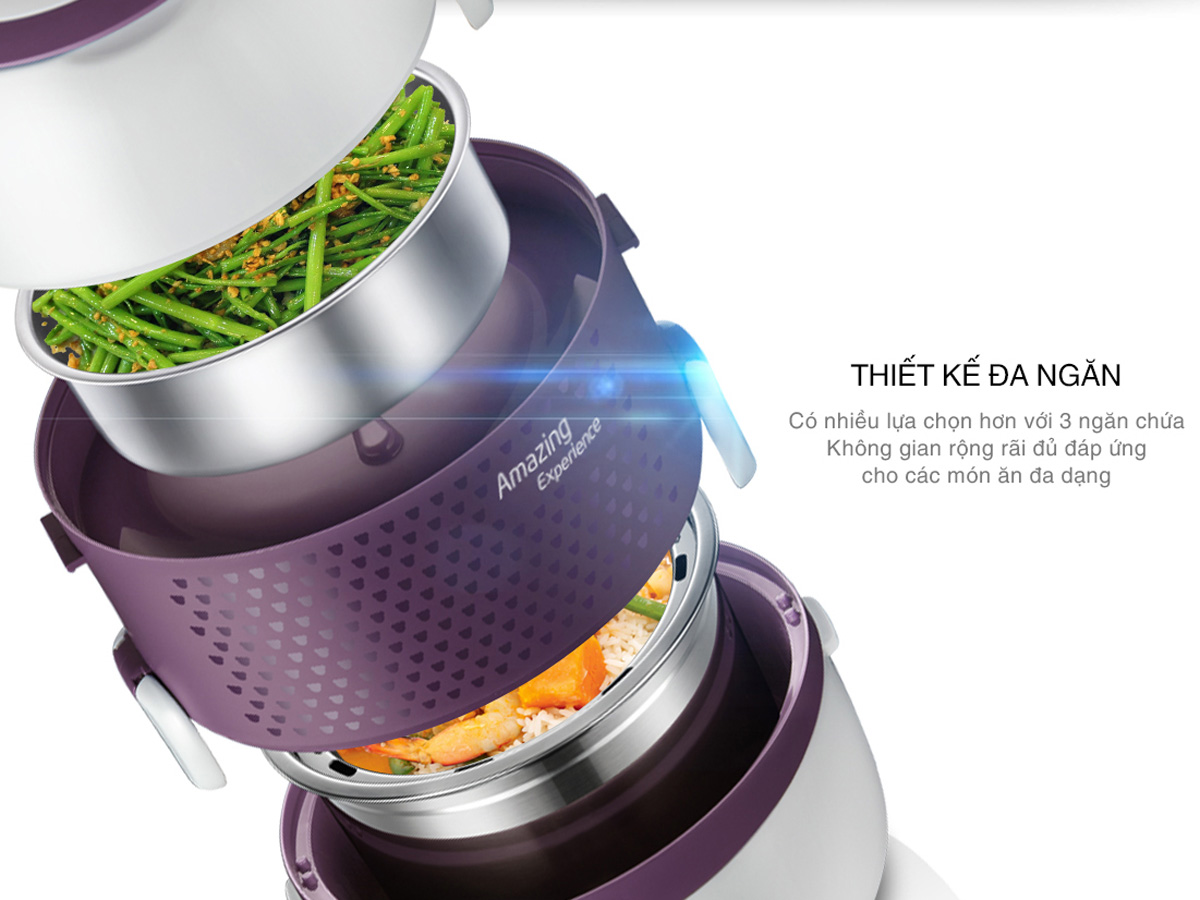 Hộp cơm hâm nóng Life360 EL-ALS263