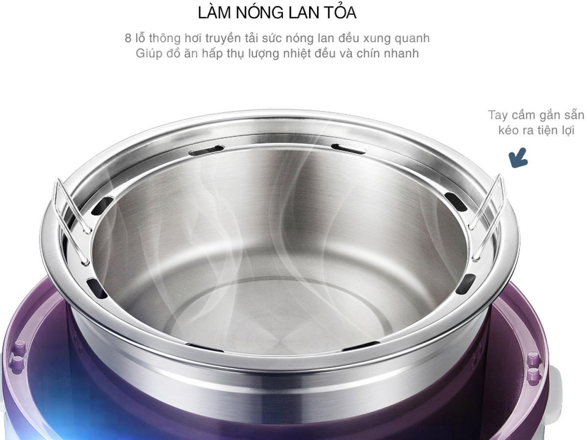 Hộp cơm hâm nóng Life360 EL-ALS263