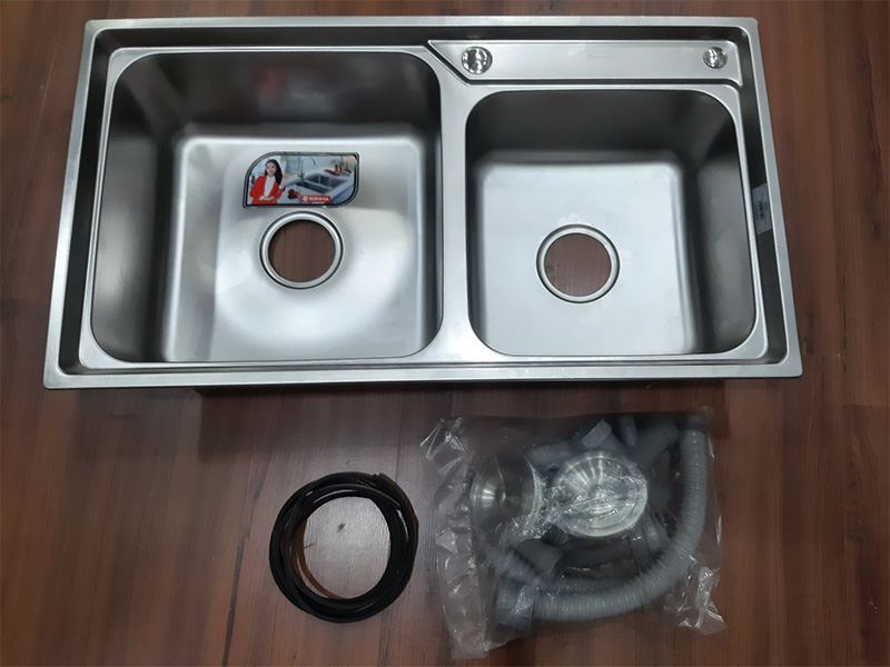 Chậu rửa bát cao cấp Sơn Hà S80D2.3