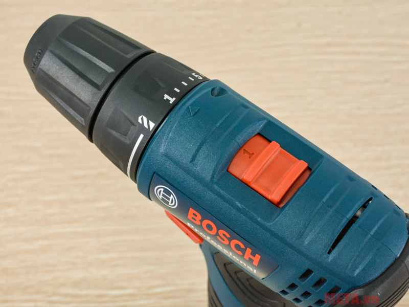 Máy khoan vặn vít dùng pin 12V Bosch GSR 120-LI GEN II (06019G80K5, 1 pin, 1 sạc)