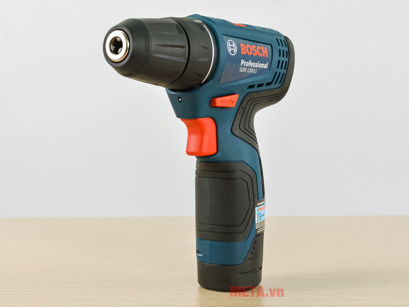 Máy khoan vặn vít dùng pin 12V Bosch GSR 120-LI GEN II (06019G80K5, 1 pin, 1 sạc)