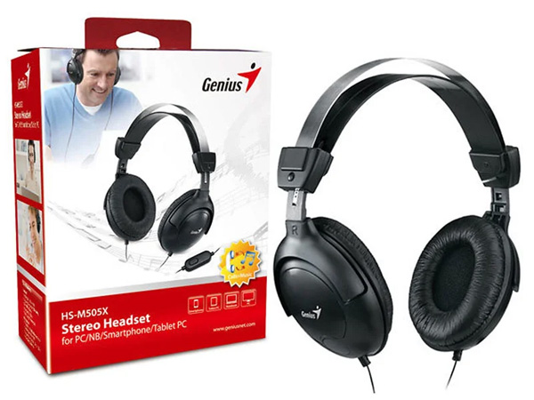 Tai nghe chụp đầu có dây Genius HS-M505X