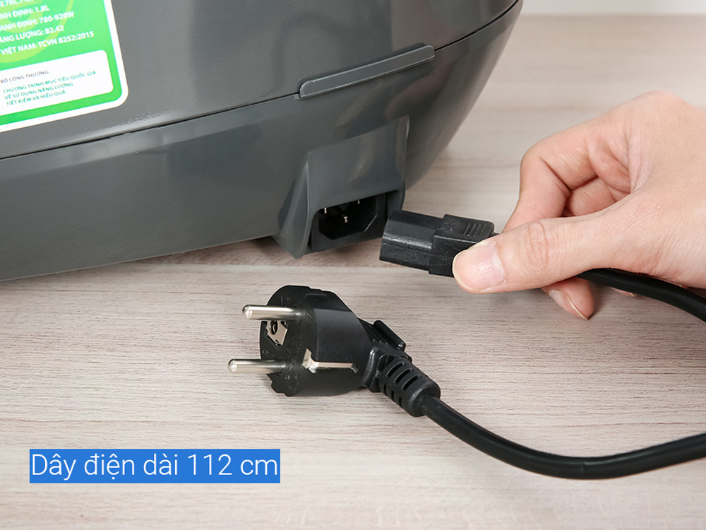 Nồi cơm điện tử 1.8 lít Electrolux E7RC1-650K