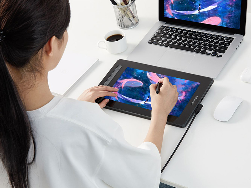 Bảng vẽ màn hình XP-Pen Artist 12 Gen 2 Chip x3 127% SRGB cảm ứng nghiêng