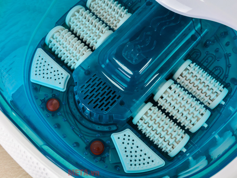 Bồn ngâm chân massage 6 con lăn tự động RIO FTBH8