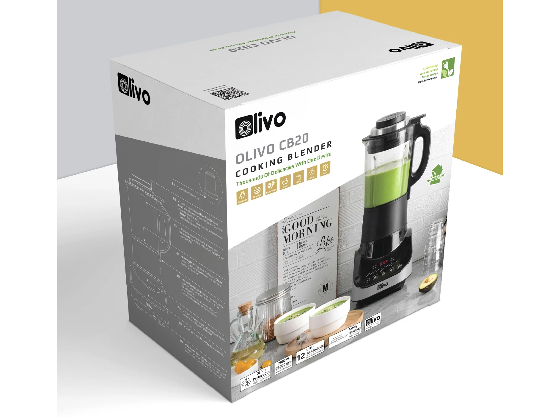 Máy xay nấu đa năng Olivo CB20