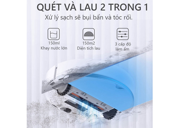 Robot hút bụi lau nhà Xiaomi Dreame D10 Plus