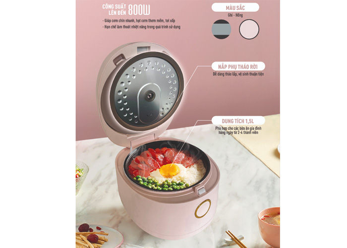 Nồi cơm điện tử Nagakawa NAG0142 (1.5 lít)