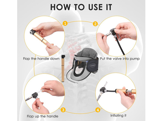 Đai kéo giãn cột sống cổ Leamai C03