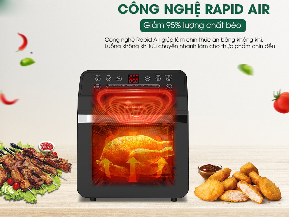 Nồi chiên chân không Fuji Master FJM-2033 12 lít